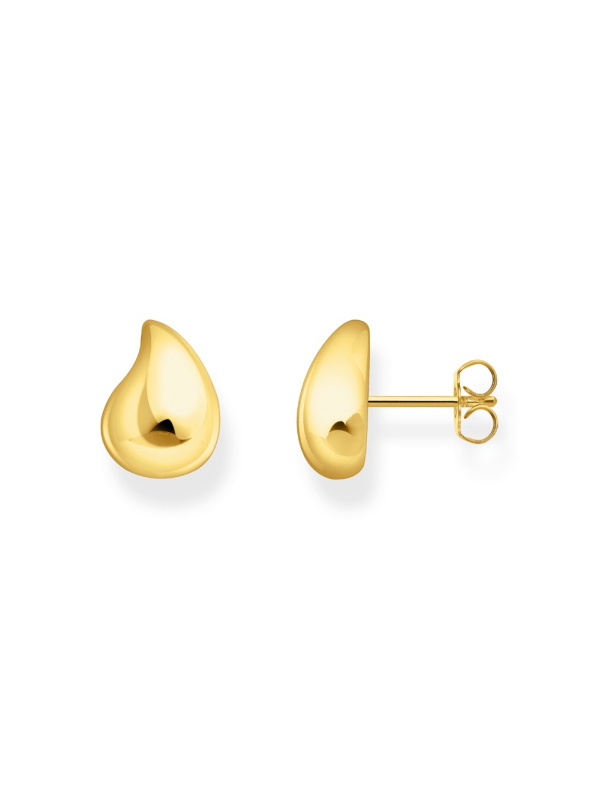 Thomas Sabo H2303-413-39 Bold - Gold-plated Drop Ear Studs 13,0 mm