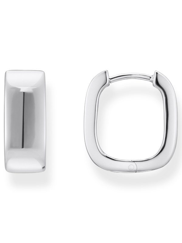Thomas Sabo CR744-001-21 Bold - Silver Square Hoop Earrings 16,5 mm