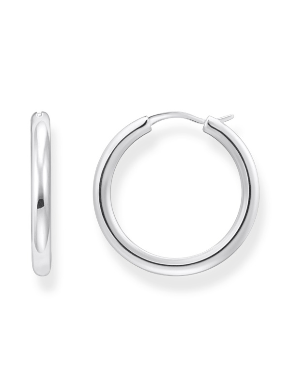 Thomas Sabo CR745-001-21 Bold - Silver Hoop Earrings 26,8 mm