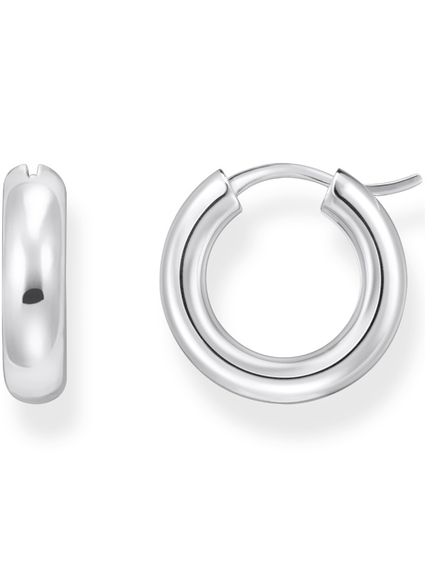 Thomas Sabo CR747-001-21 Bold - Silver Chunky Hoop Earrings 16,2 mm
