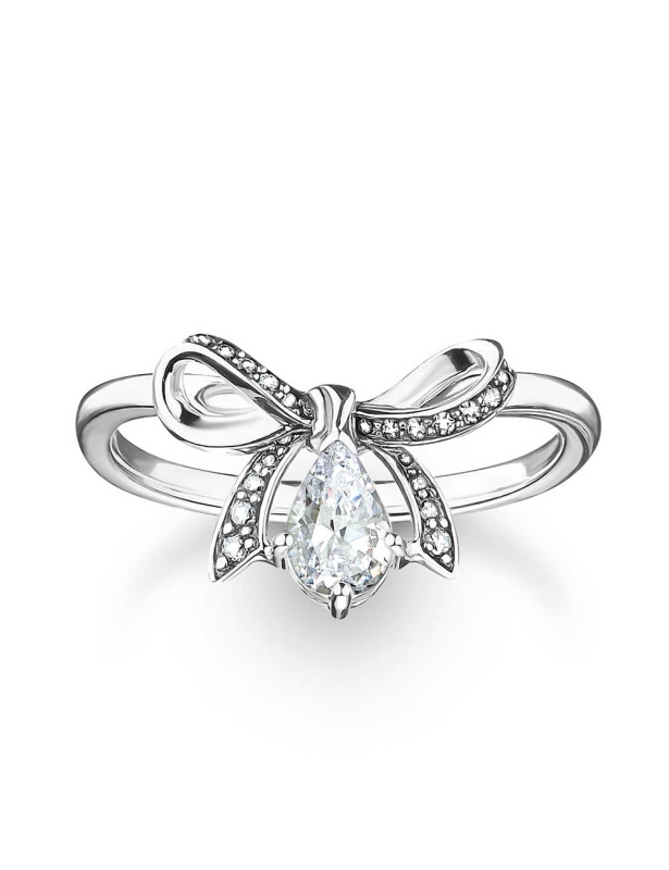 Thomas Sabo TR2481-643-14-54 Silver prstýnek With bow