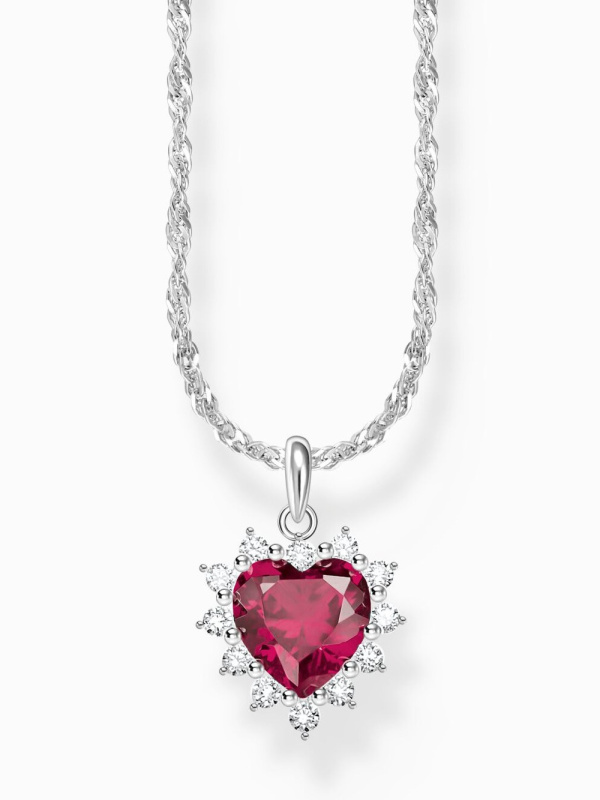 Thomas Sabo KE2305-013-10-L45V chain - with heart nárameks romance silver