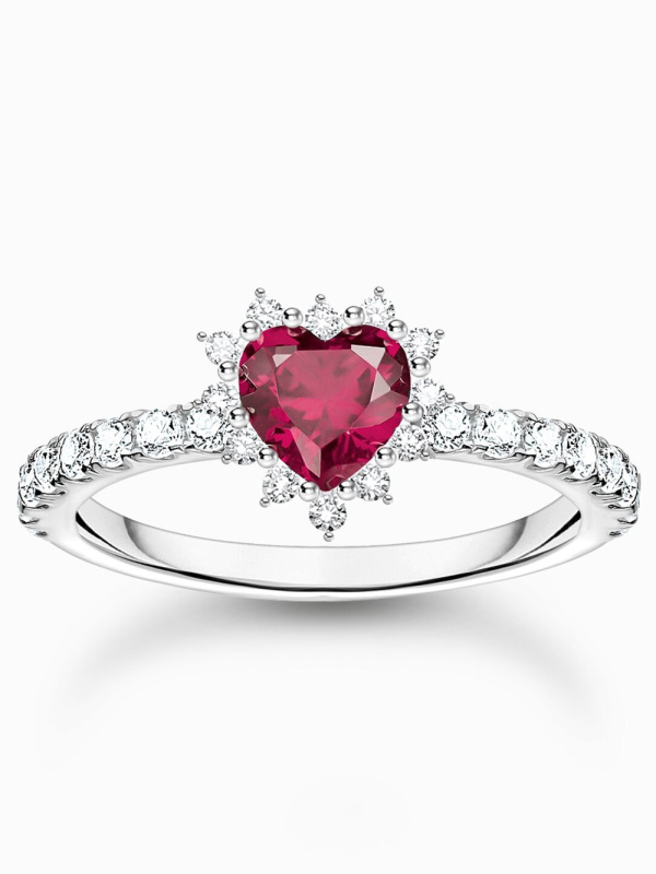Thomas Sabo TR2484-013-10-54 prstýnek romance silver