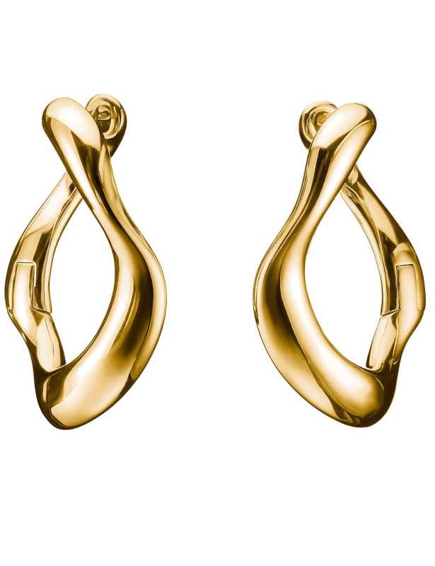Thomas Sabo CR754-413-39 Hoop Earrings small Natural Beauty Gold-Plated