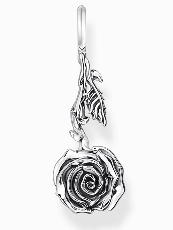 Thomas Sabo PE981-637-21 nárameks - midnight rose silver big