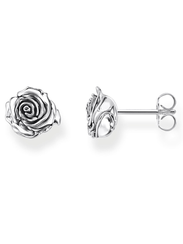 Thomas Sabo H2323-637-21 ear studs midnight rose silver