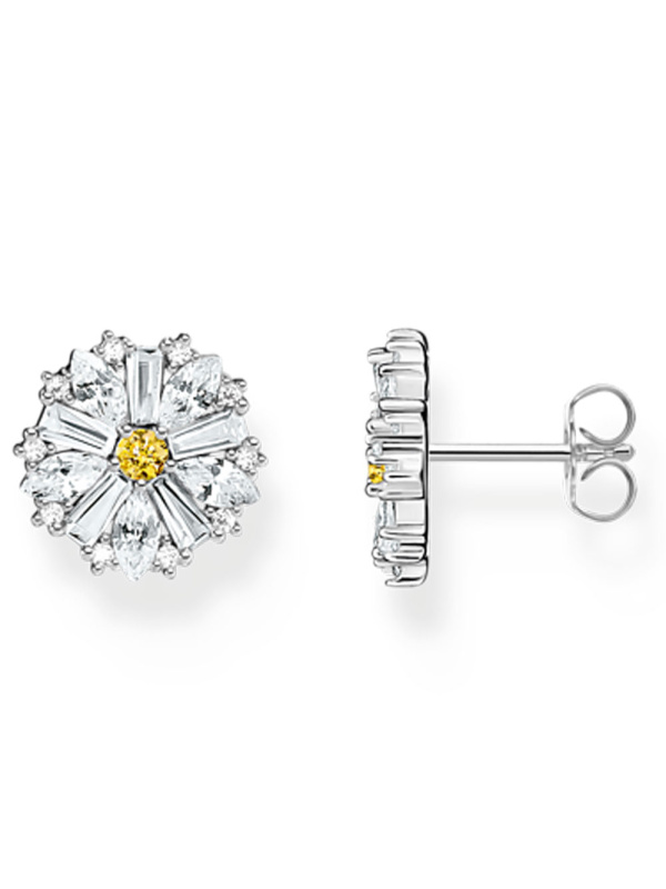 Thomas Sabo H2169-051-4 ear studs flower big silver