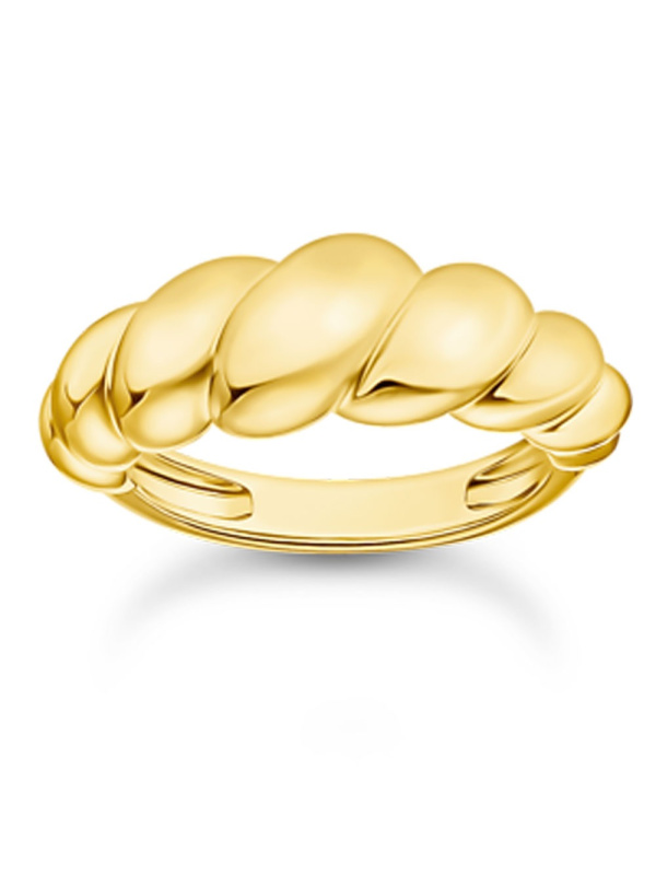 Thomas Sabo TR2494-413-39-56 prstýnek - organic forms gold plated