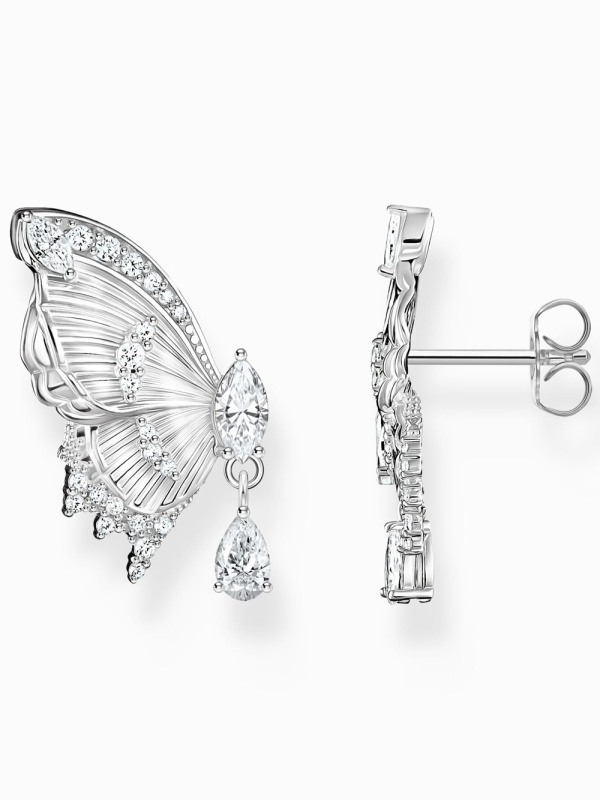 Thomas Sabo H2328-051-14 ear studs butterfly with stones silver