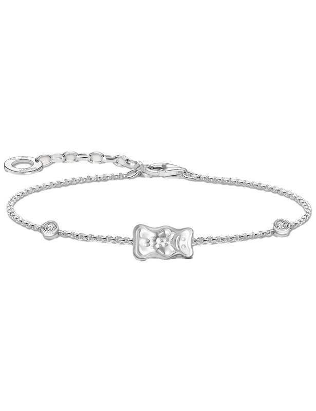 Thomas Sabo A2203-051-21-L19V náramek with Haribo Gold Bear and Stones Silver