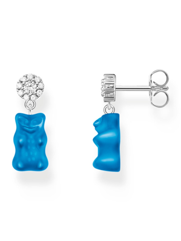 Thomas Sabo H2330-052-1 ear studs with blue goldbears silver