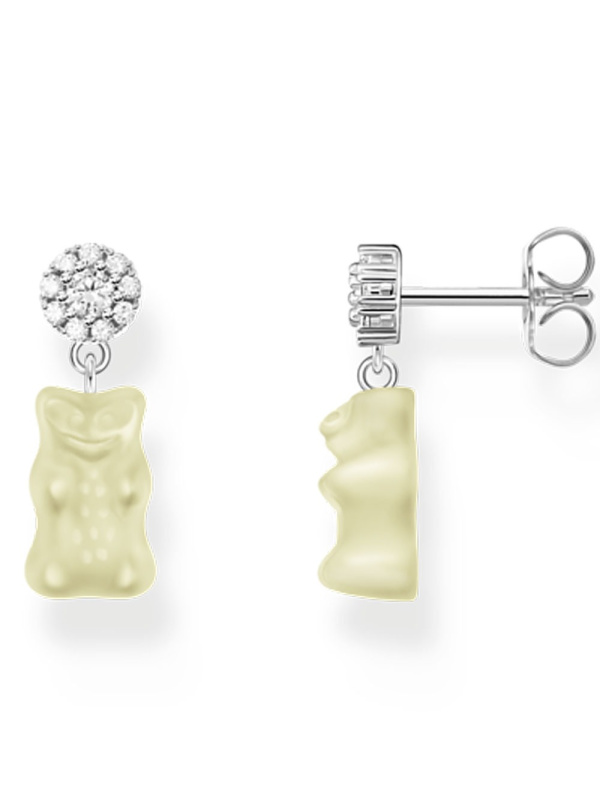 Thomas Sabo H2330-052-14 ear studs with white goldbears silver