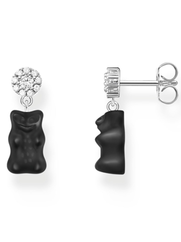 Thomas Sabo H2330-052-11 ear studs with black goldbears silver