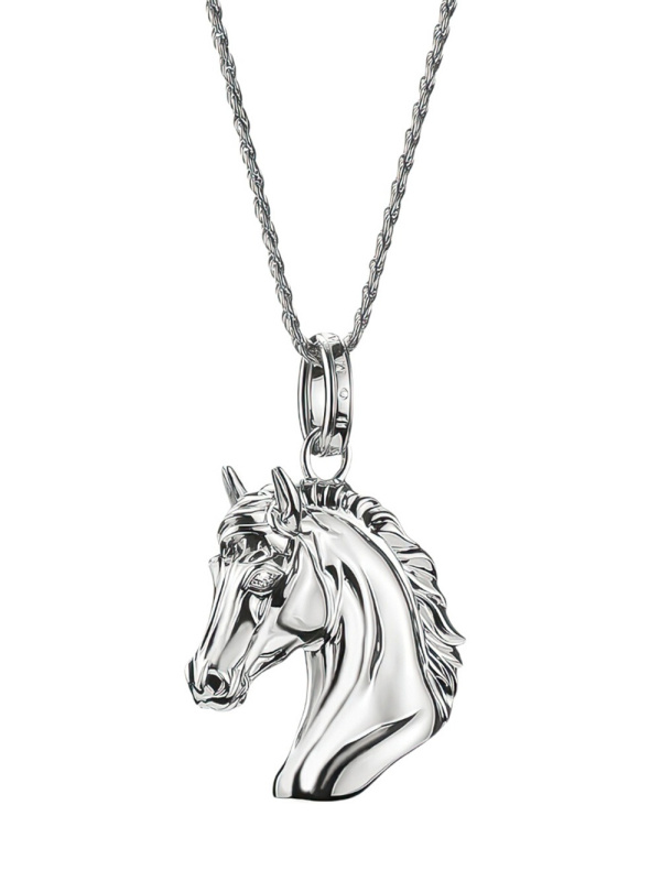 Thomas Sabo KE2342-643-21-L50V Necklace Horse head Elyndra Silver