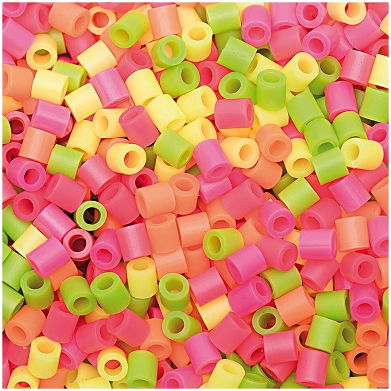 Zažehlovací korálky (1000ks) neonový mix 5mm