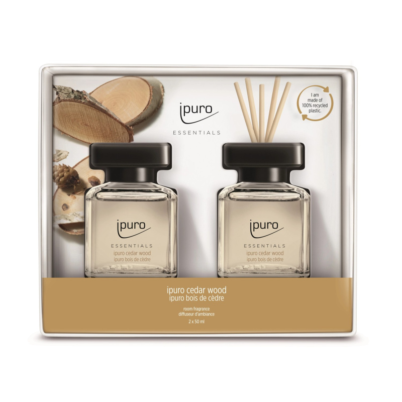 Ipuro Aroma difuzér Essentials Cedar Wood 2 x 50 ml