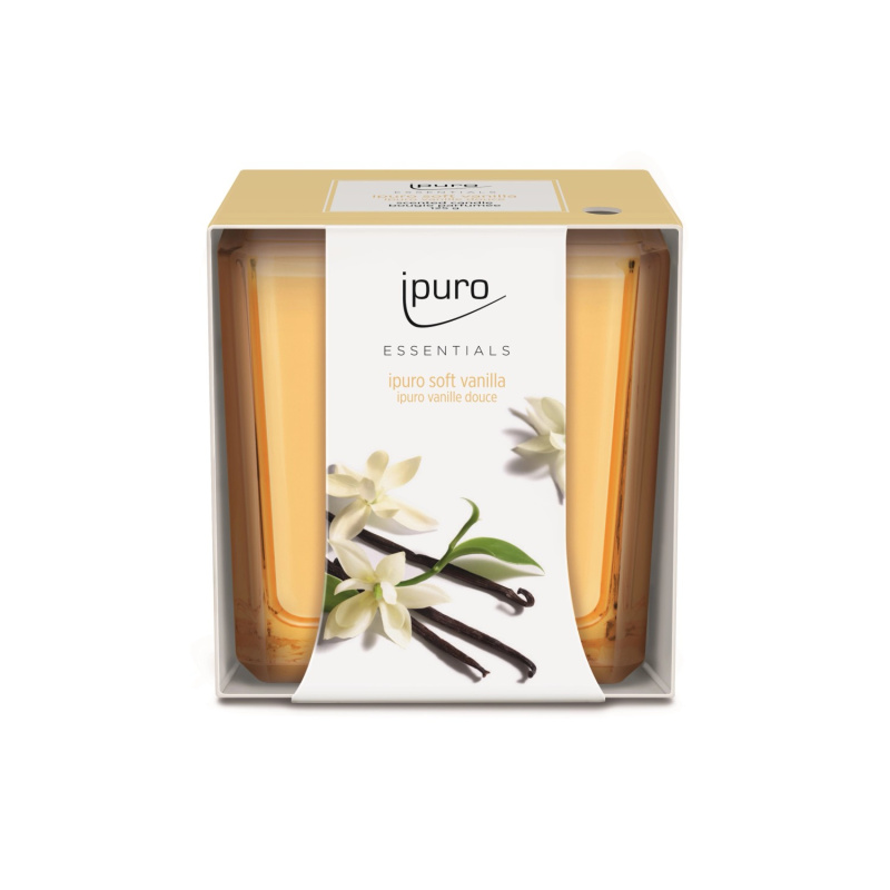 ipuro Essentials Soft Vanilla vonná svíčka 125 g
