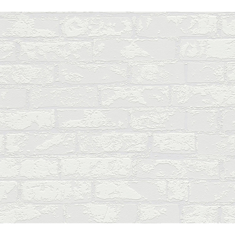 A. S. Creation Přetíratelná vliesová tapeta Meistervlies Creativ bílá 377371