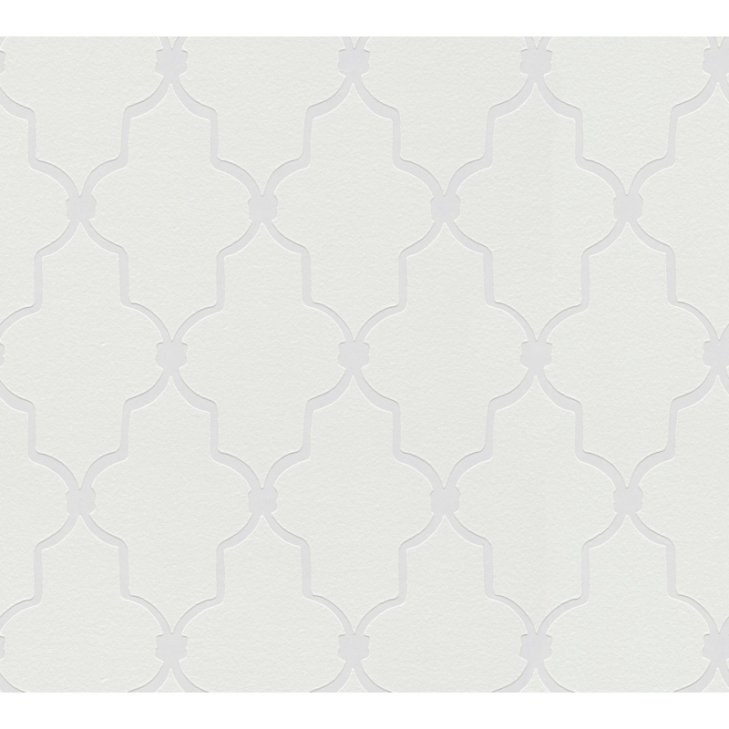 A. S. Creation Přetíratelná vliesová tapeta Meistervlies Creativ bílá 384571