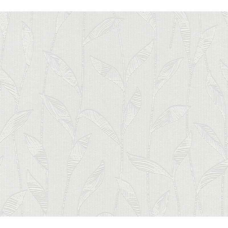 A. S. Creation Přetíratelná vliesová tapeta Meistervlies Creativ bílá 384721