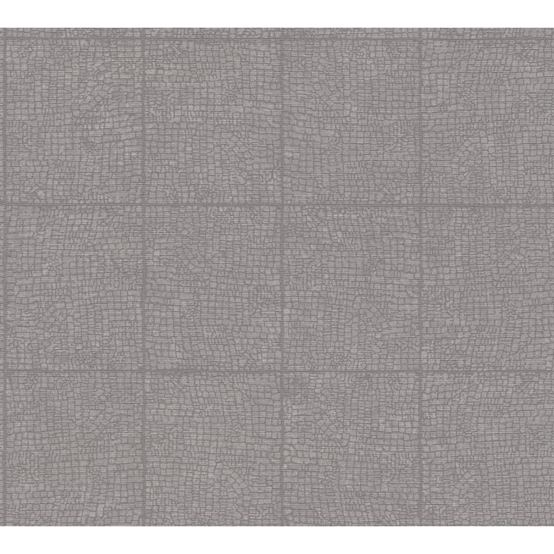 A. S. Creation Vliesová tapeta Desert Lodge Vzhled dlaždic šedá