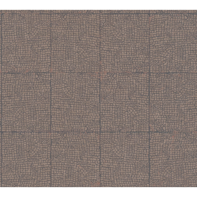 A. S. Creation Vliesová tapeta Desert Lodge Vzhled dlaždic hnědá