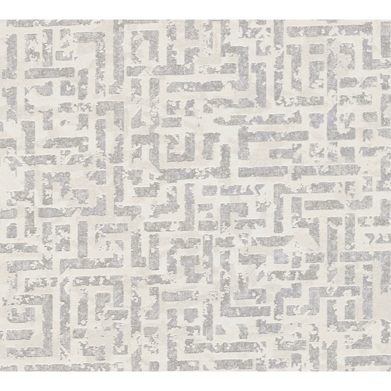 A. S. Creation Vliesová tapeta My Home My Spa bílo-stříbrná