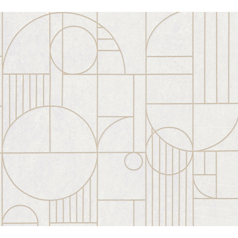 A. S. Creation Vliesová tapeta My Home My Spa Tvary bílá