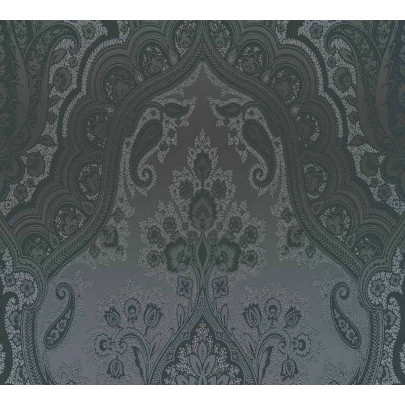 A. S. Creation Vliesová tapeta My Home My Spa vzorovaná černá