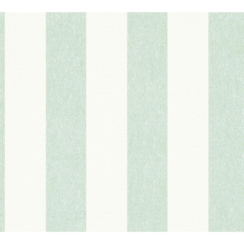 A. S. Creation Vliesová tapeta Attractive Pruhy bílo-zelená