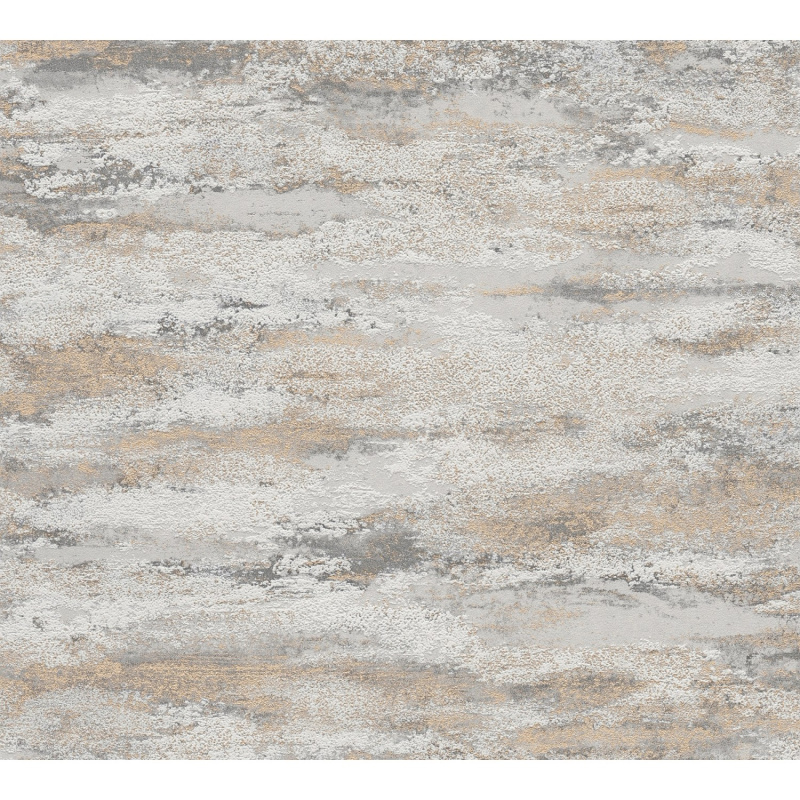 A. S. Creation Vliesová tapeta Attractive Vlnitý vzor lesklá tmavá krémová