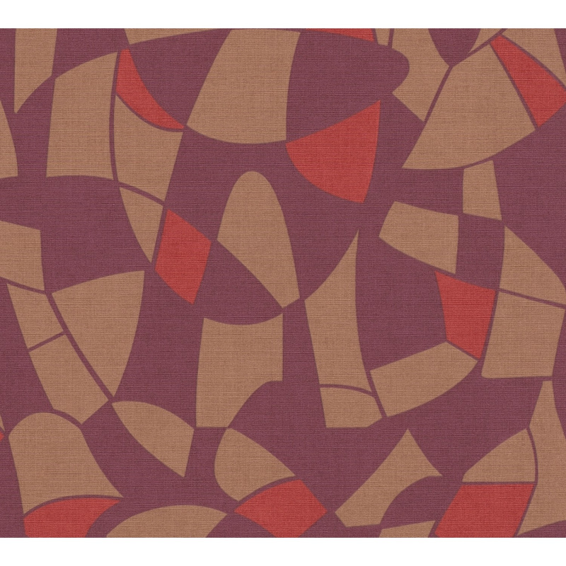 A. S. Creation Vliesová tapeta Antigua Geometrické tvary lila