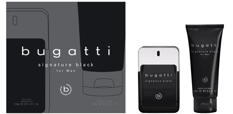 Bugatti Signature Black Set dárková kazeta