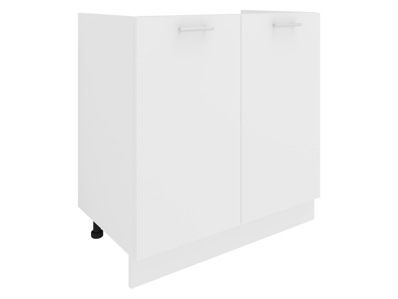 VCM Skříňka / Čelní panel Esilo, v moderním stylu (Umyvadlová skříňka, bílá/bílá, 2 Türen)