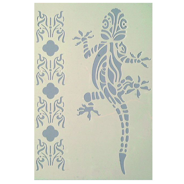 Plastová šablona A4 mlok