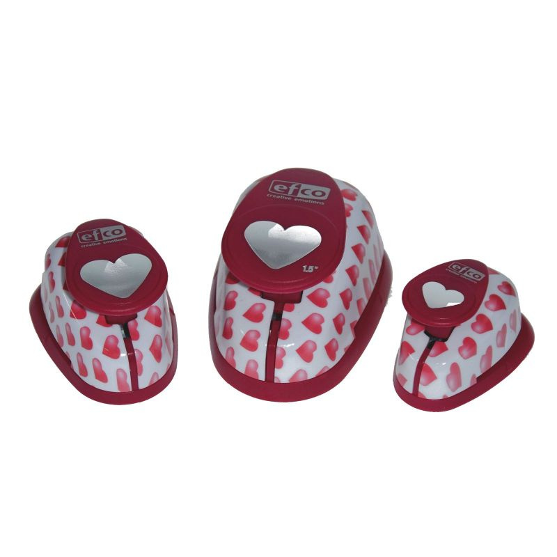 Sada 3ks raznic srdce 1,6cm; 2,5cm a 3,8cm