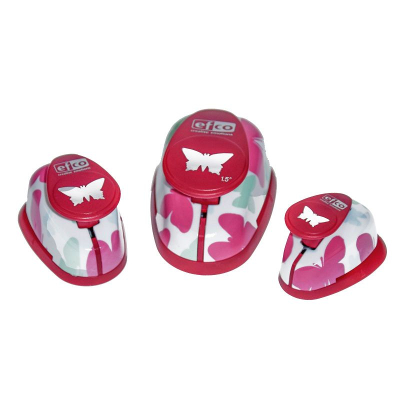 Sada 3ks raznic motýl s tykadly 1,6cm; 2,5cm a 3,8cm