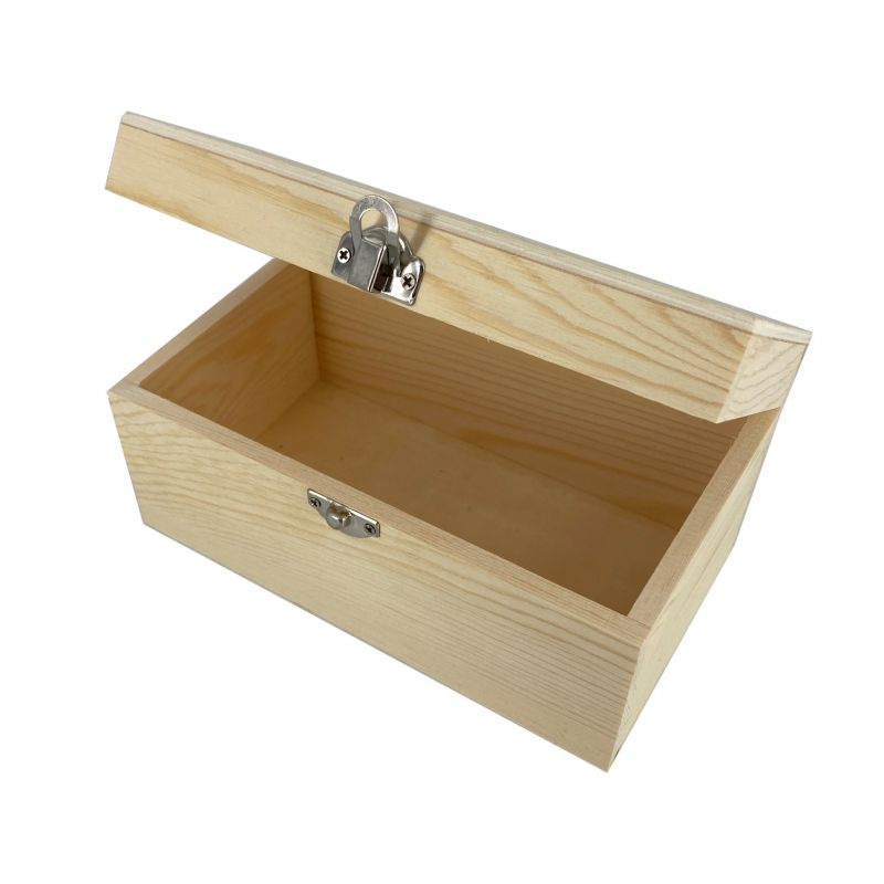 Dřevěná krabička obdélníková 19x11x9cm