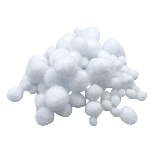 Bambulky 7-25mm (75ks) bílé