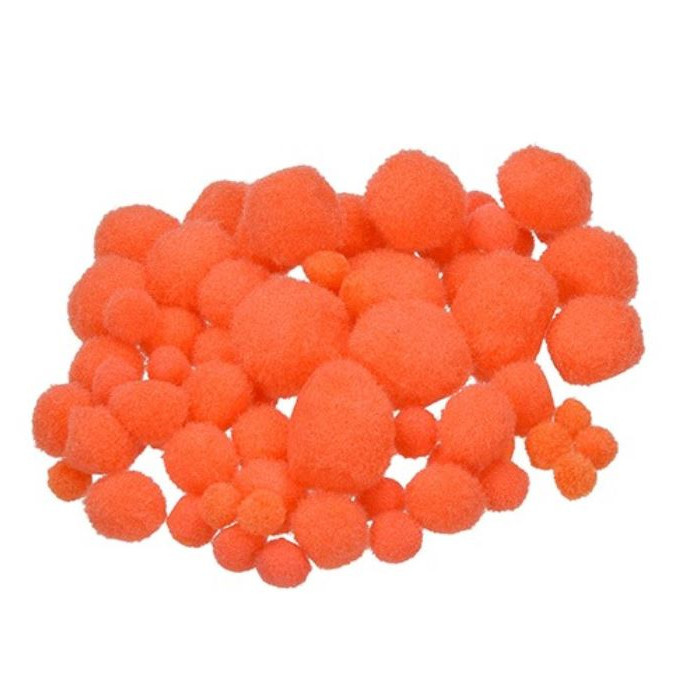 Bambulky 7-25mm (75ks) oranžové