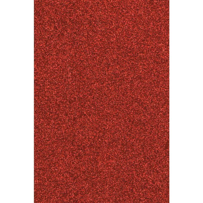 Pěnovka třpytivá 20x30cm (1ks) červená