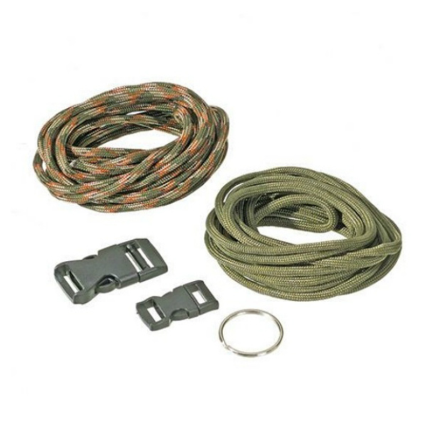 Sada na výrobu náramků Paracord olivová (1ks)