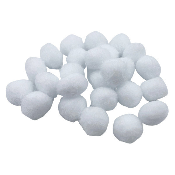 Bambulky 20mm (25ks) bílé