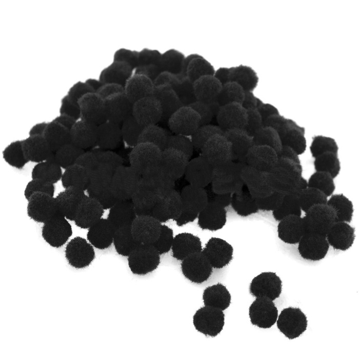 Bambulky 10mm (100ks) černé