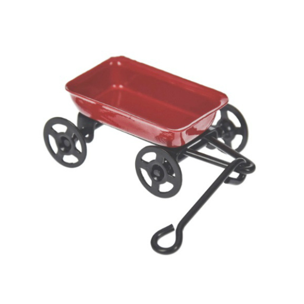 Kovová miniatura zahradní vozík (1ks)