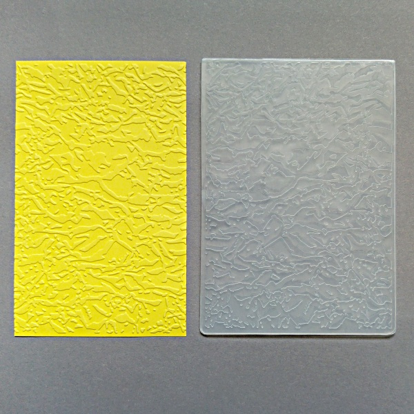 Struktura zmačkaného papíru - A6 embosovací kapsa