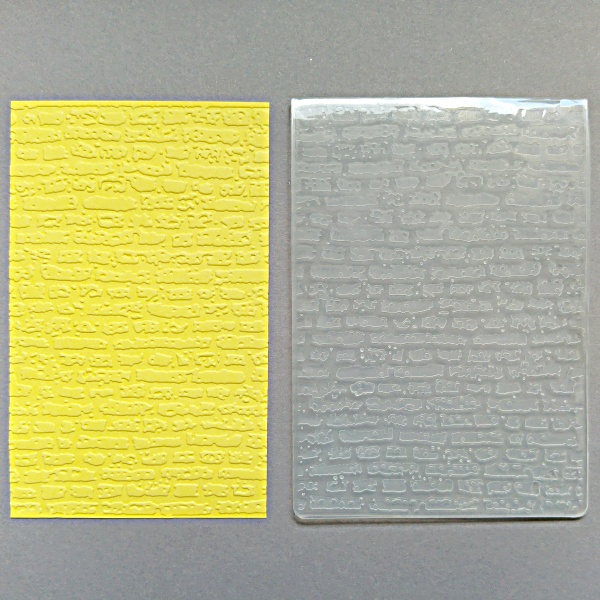 Embosovací kapsa pro Big Shot, cihlová zeď Davona s.r.o.