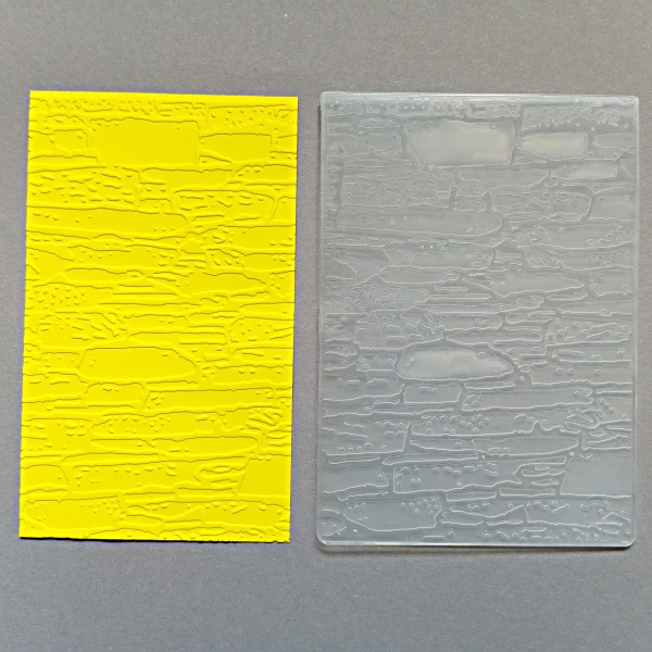 Embosovací kapsa pro Big Shot, kamenná zeď Davona s.r.o.