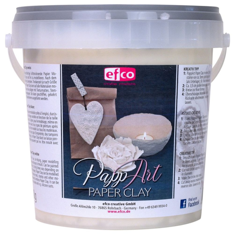 Efco Papírová hmota PappArt na výrobu papírmaše, 900 g