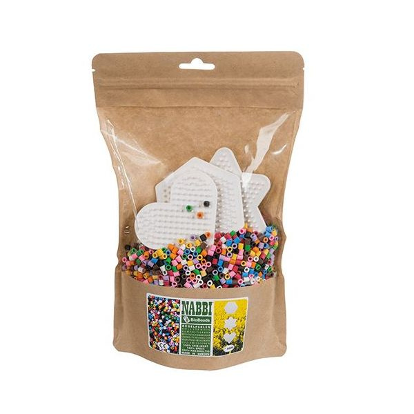 Zažehlovací korálky a podložky BIO Nabbi bio sada (5000+3ks)